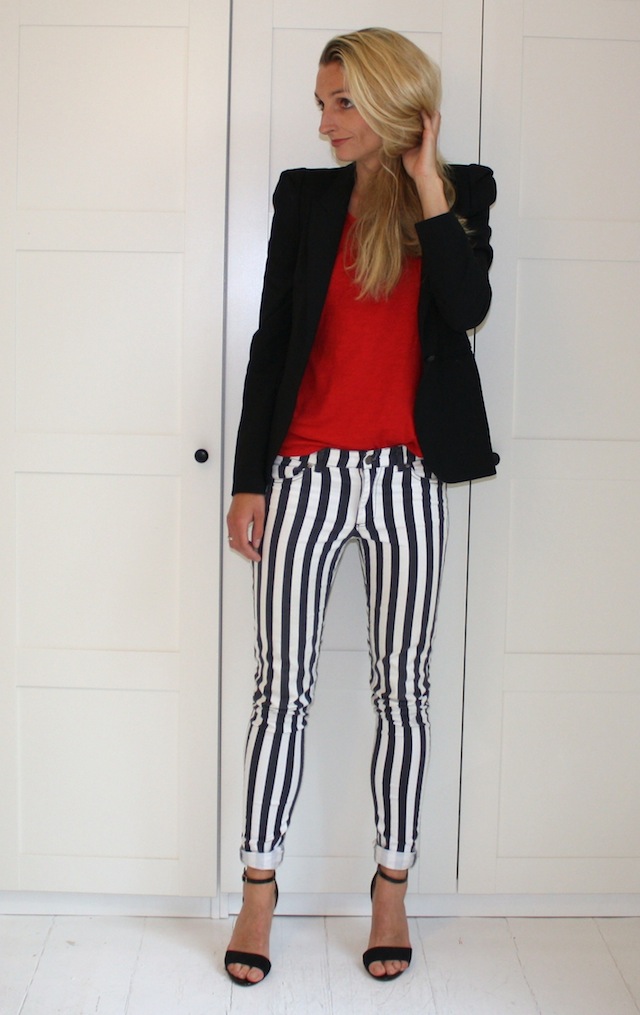 red & stripes