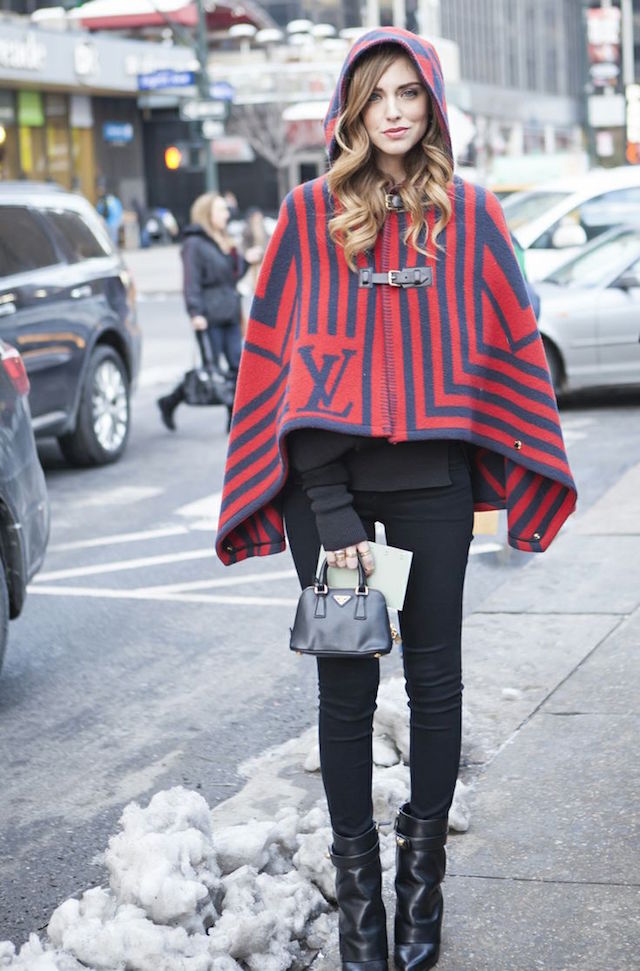 Street Style during New York Fashion Week throughout the city during February 6-13, 2014.